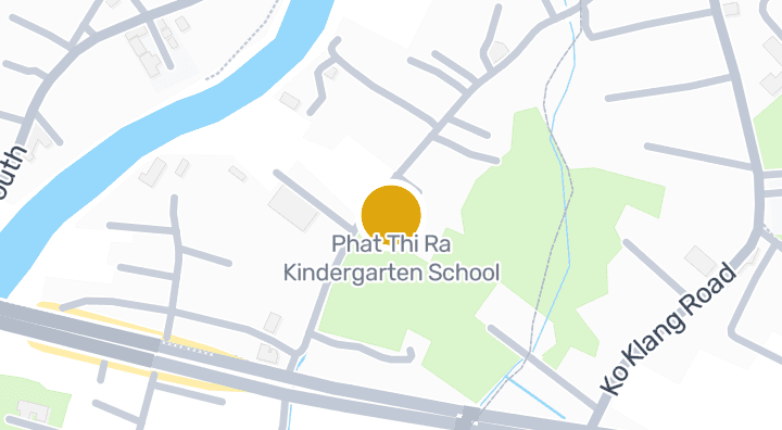 Map showing Phat Thi Ra Kindergarten School