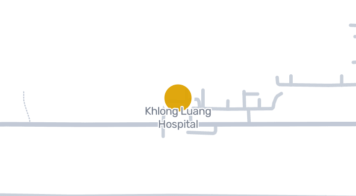 显示Khlong Luang Hospital的地图