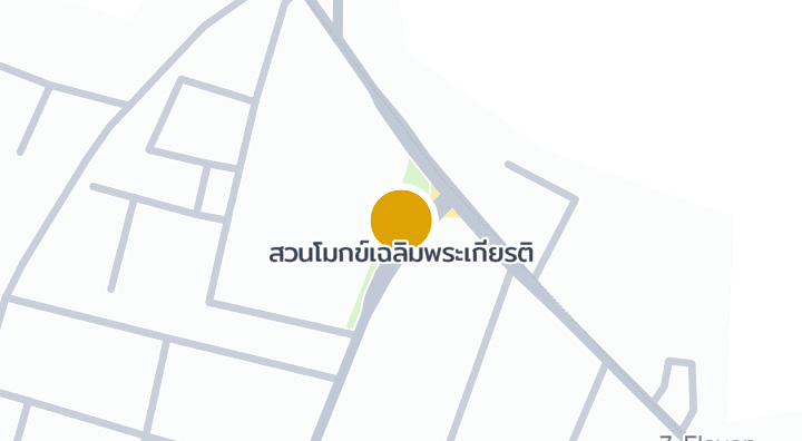 แผนที่แสดงสวนโมกข์เฉลิมพระเกียรติ