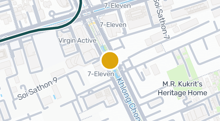 Map showing Chong Nonsi Canal Park