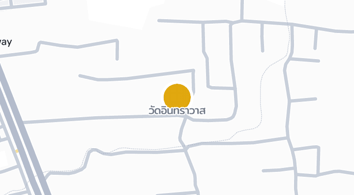 Map showing วัดอินทราวาส