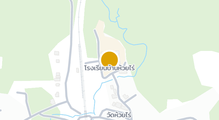 แผนที่แสดงโรงเรียนบ้านห้วยไร่