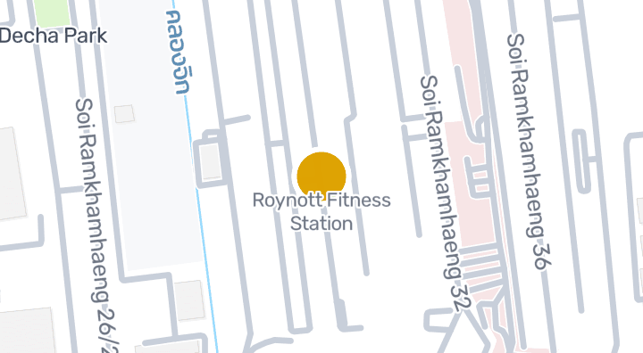 Map showing Roynott Fitness Station