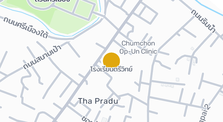 显示โรงเรียนตรีวิทย์的地图