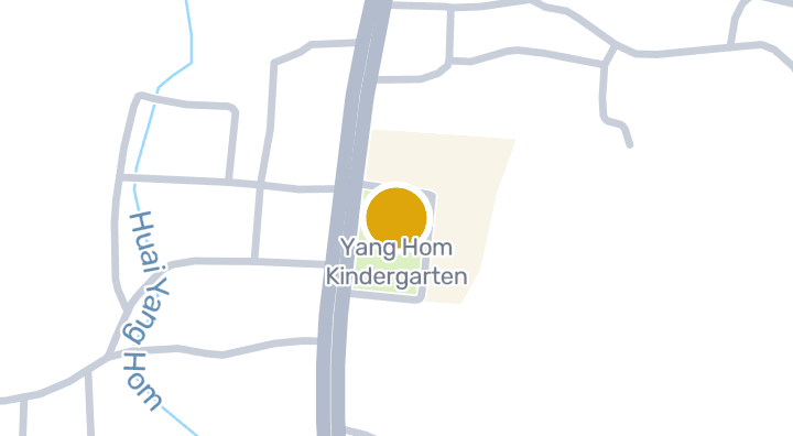 แผนที่แสดงโรงเรียนอนุบาลยางฮอม