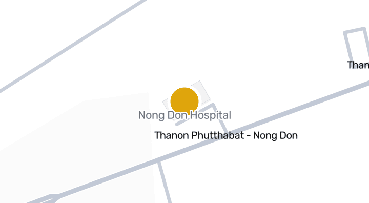 Map showing Nong Don Hospital