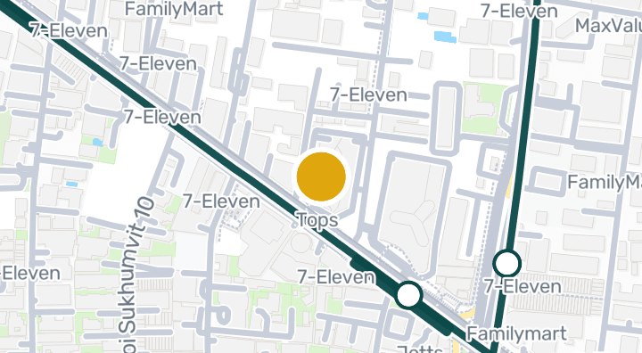 Map showing Robinson