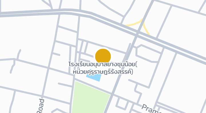 แผนที่แสดงโรงเรียนอนุบาลยางชุมน้อย(หน่วยคุรุราษฎร์รังสรรค์)