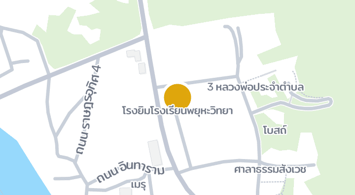 แผนที่แสดงโรงยิมโรงเรียนพยุหะวิทยา