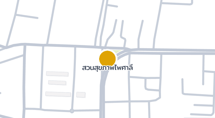 แผนที่แสดงสวนสุขภาพไพศาลี