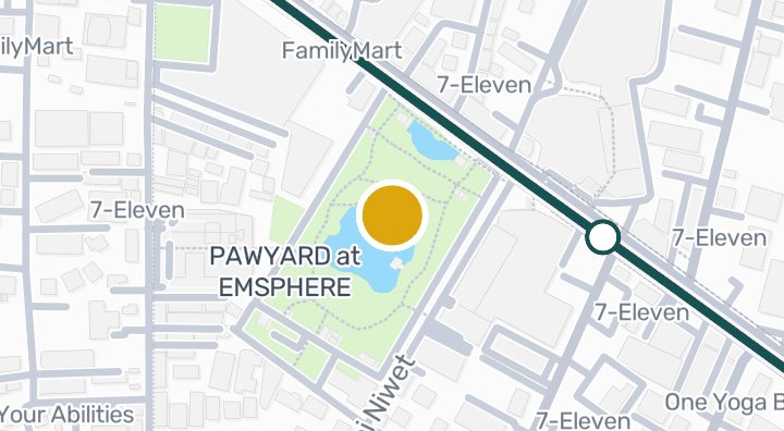 Map showing Benchasiri Park