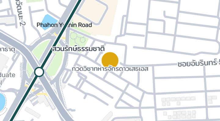 Carte montrant กวดวิชาทหารจักรดาวเสธเอส