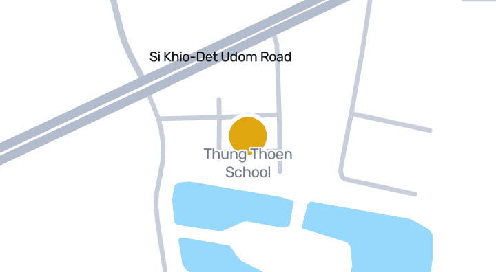 แผนที่แสดงโรงเรียนทุ่งเทิงยิ่งวัฒนา