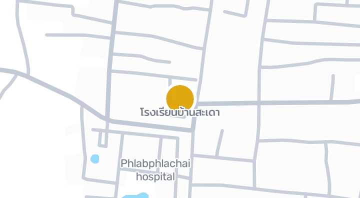 แผนที่แสดงโรงเรียนบ้านสะเดา