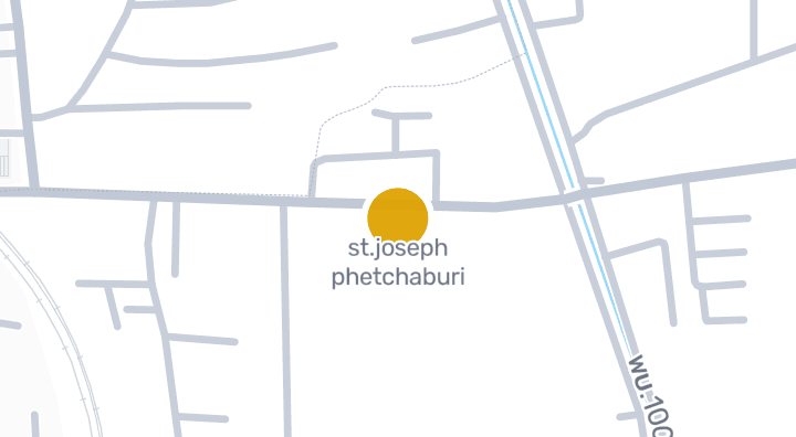 显示st.joseph phetchaburi的地图