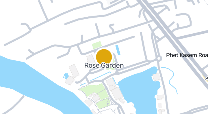 显示Rose Garden的地图