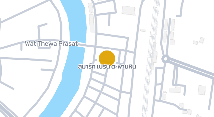 显示สมาร์ท เบรน ตะพานหิน的地图