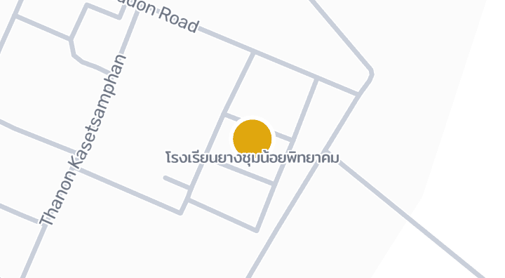แผนที่แสดงโรงเรียนยางชุมน้อยพิทยาคม