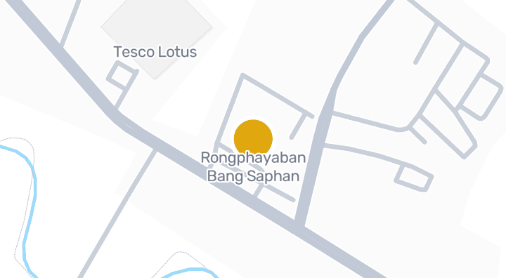 显示Rongphayaban Bang Saphan的地图