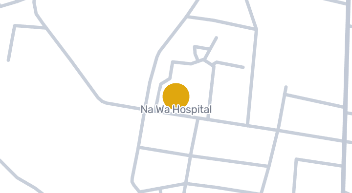 แผนที่แสดงโรงพยาบาลนาหว้า