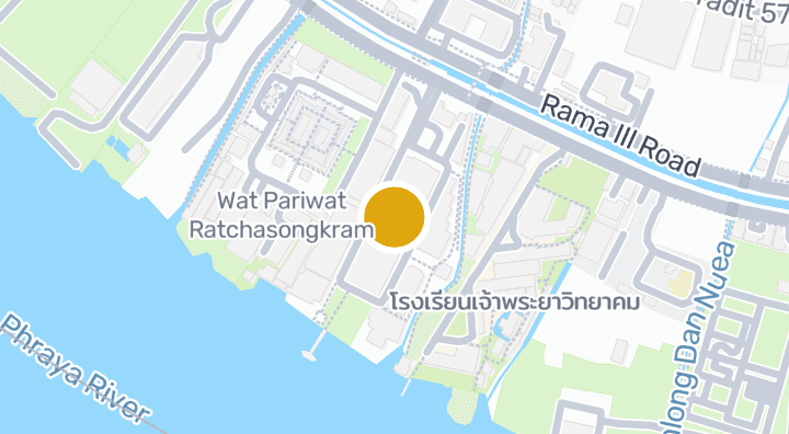 Map showing Bangkok Square