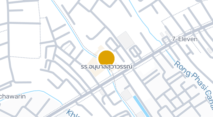 Map showing รร.อนุบาลสุวาวรรณ