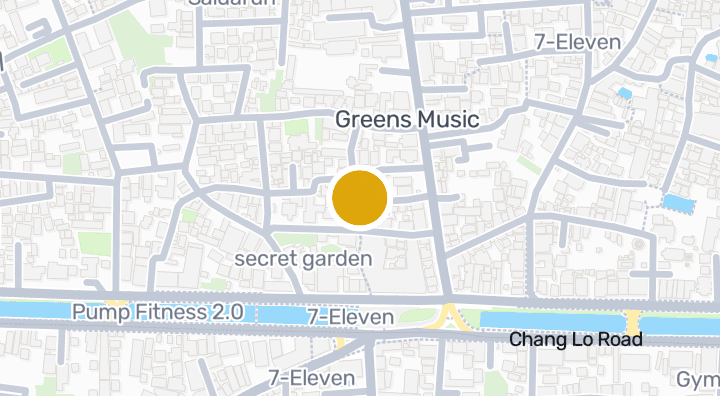 แผนที่แสดงWild Rose Yoga