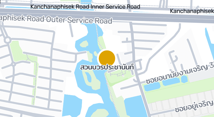 显示สวนบวรประชานันท์的地图