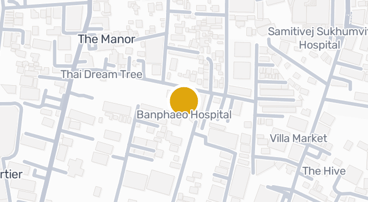 Map showing Banphaeo Hospital