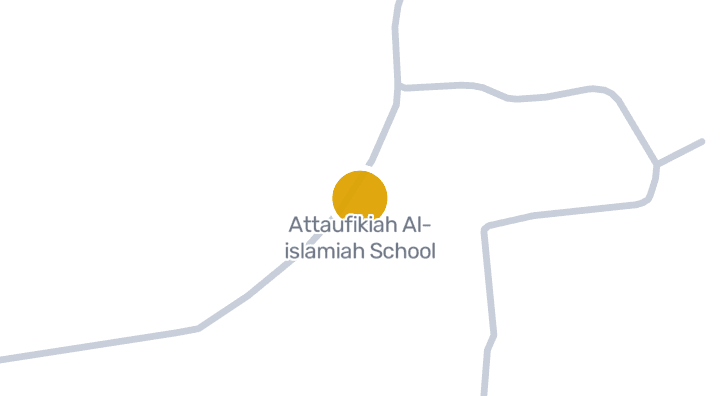 แผนที่แสดงAttaufikiah Al-islamiah School