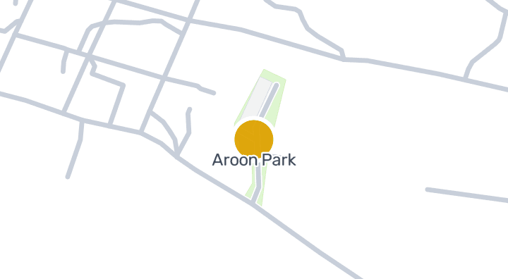 แผนที่แสดงAroon Park