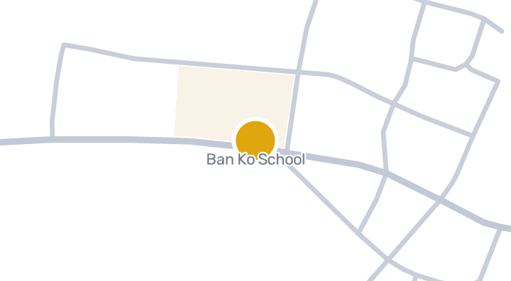 แผนที่แสดงBan Ko School