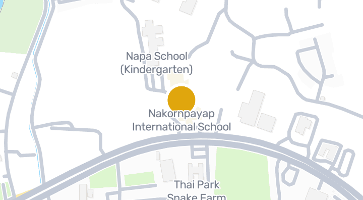 Map showing Nakornpayap International School