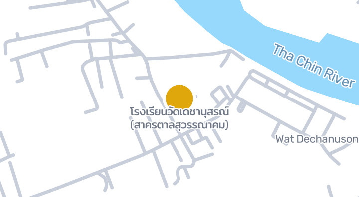 显示โรงเรียนวัดเดชานุสรณ์ (สาครตาลสุวรรณาคม)的地图