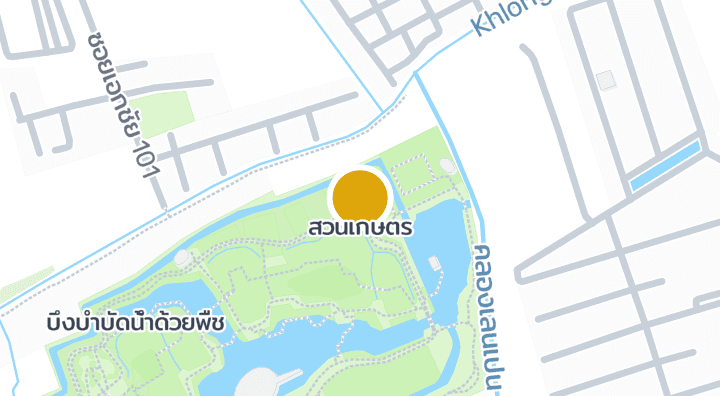 显示สวนเกษตร的地图