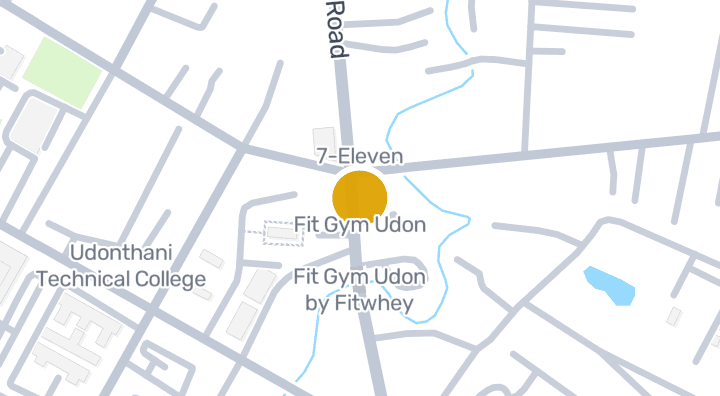 แผนที่แสดงฟิตยิม อุดร