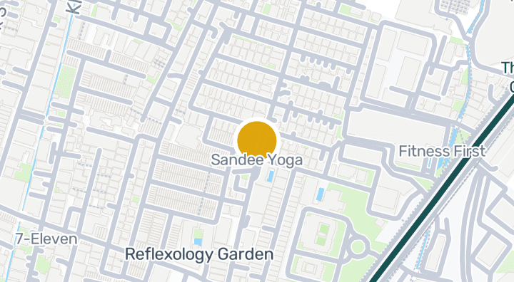 Map showing Sandee Yoga