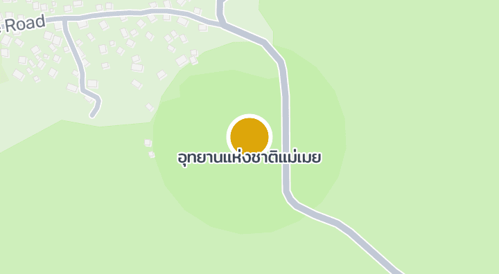 แผนที่แสดงอุทยานแห่งชาติแม่เมย