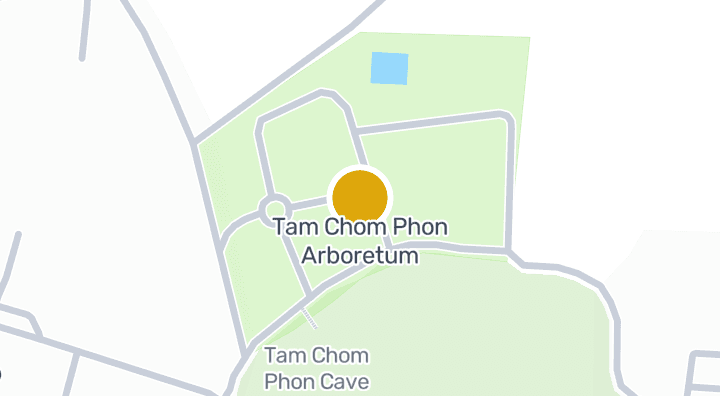 显示Tam Chom Phon Arboretum的地图