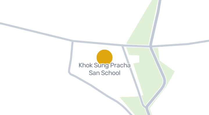 Map showing Khok Sung Pracha San School