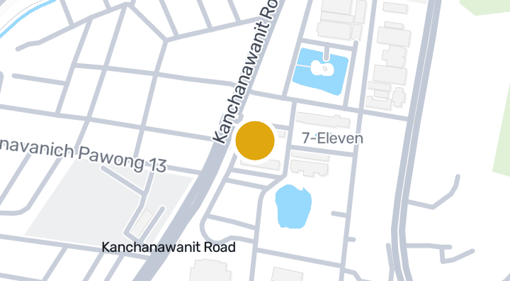 Map showing Songkhla Rajabhat University