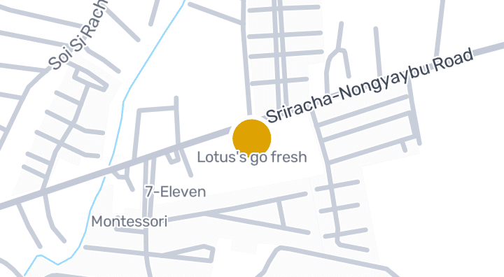 显示Lotus's go fresh的地图