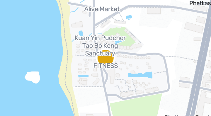 แผนที่แสดงFITNESS