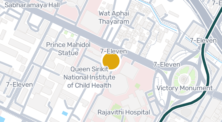 Map showing Dermatological Institute