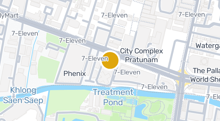 Map showing Grand Diamond Plaza