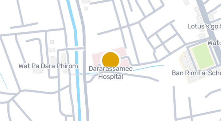 Map showing Dararassamee Hospital