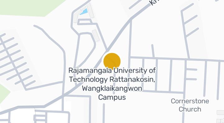 แผนที่แสดงมหาวิทยาลัยเทคโนโลยีราชมงคลรัตนโกสินทร์ วิทยาเขตวังไกลกังวล