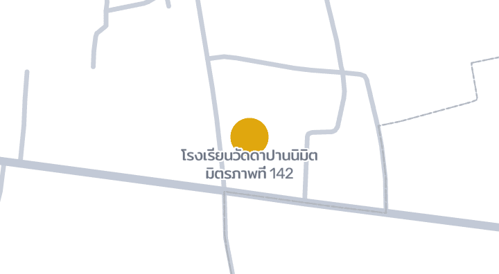 Map showing โรงเรียนวัดดาปานนิมิต มิตรภาพที่ 142