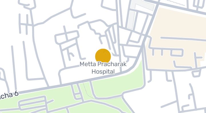 显示Metta Pracharak Hospital的地图