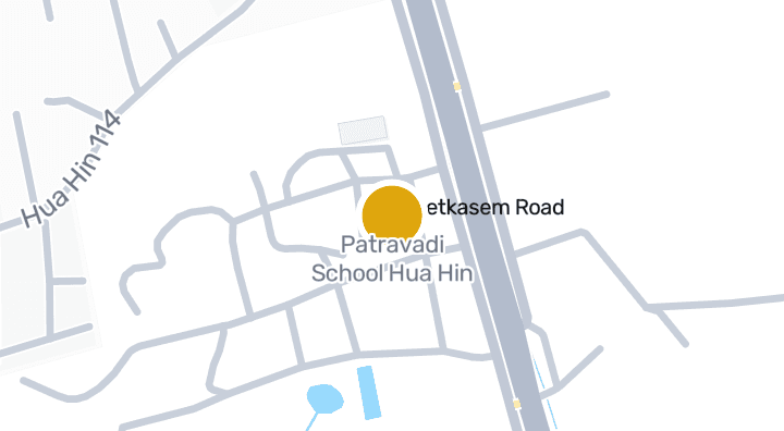 显示Patravadi School Hua Hin的地图